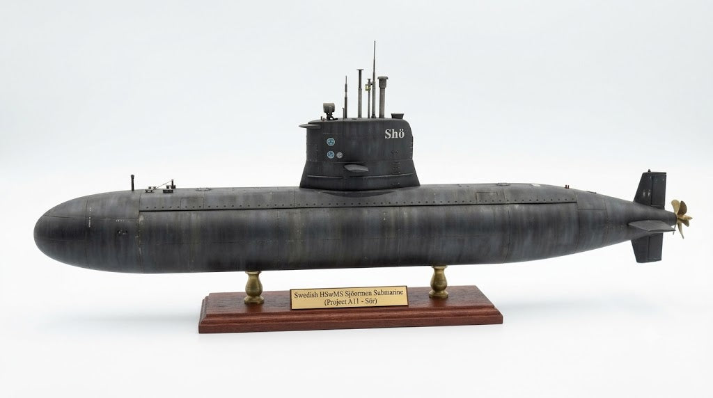 Swedish HSwMS Sjoormen Submarine (Project A11 - Sor) 30 Inches Model