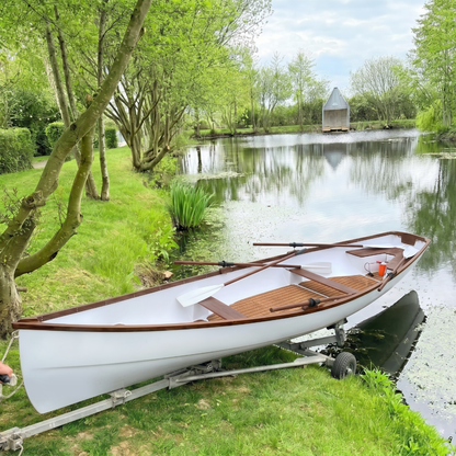 17ft Composite Whitehall Dinghy | Teak Accents & Classic Design