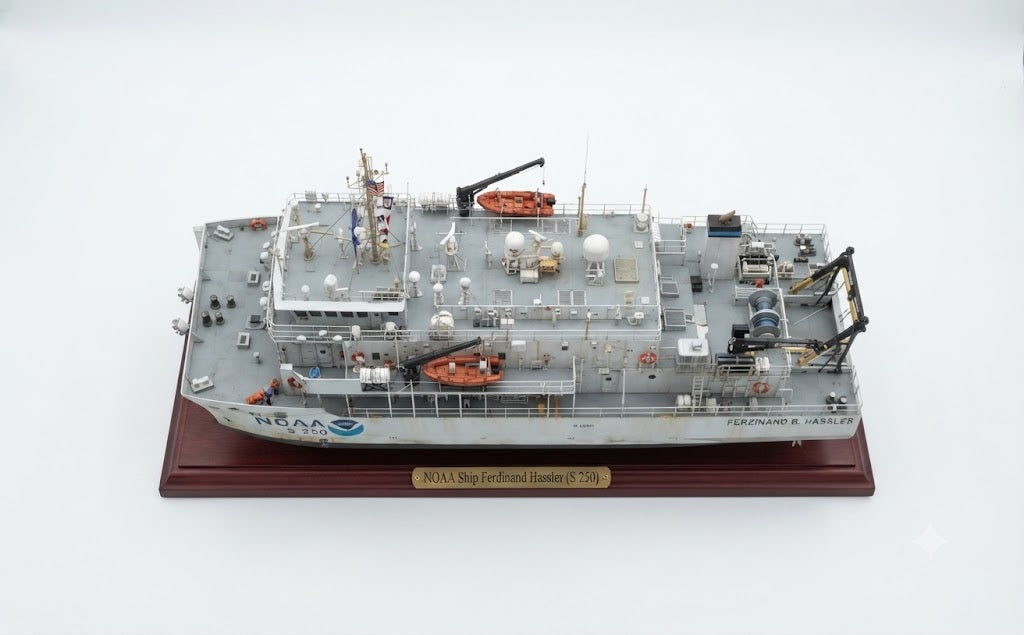 NOAA Ship Ferdinand Hassler (S 250) 30 inches boat model