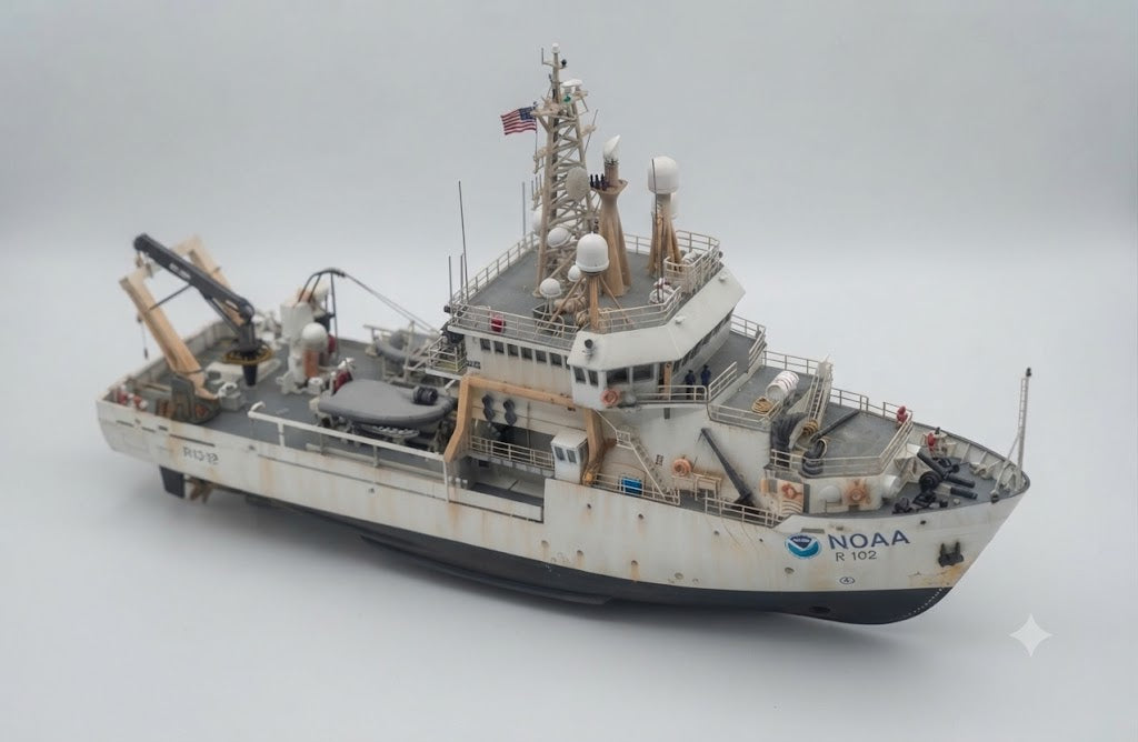NOAA Ship Pisces (R 102) 30 Inches Ship Model