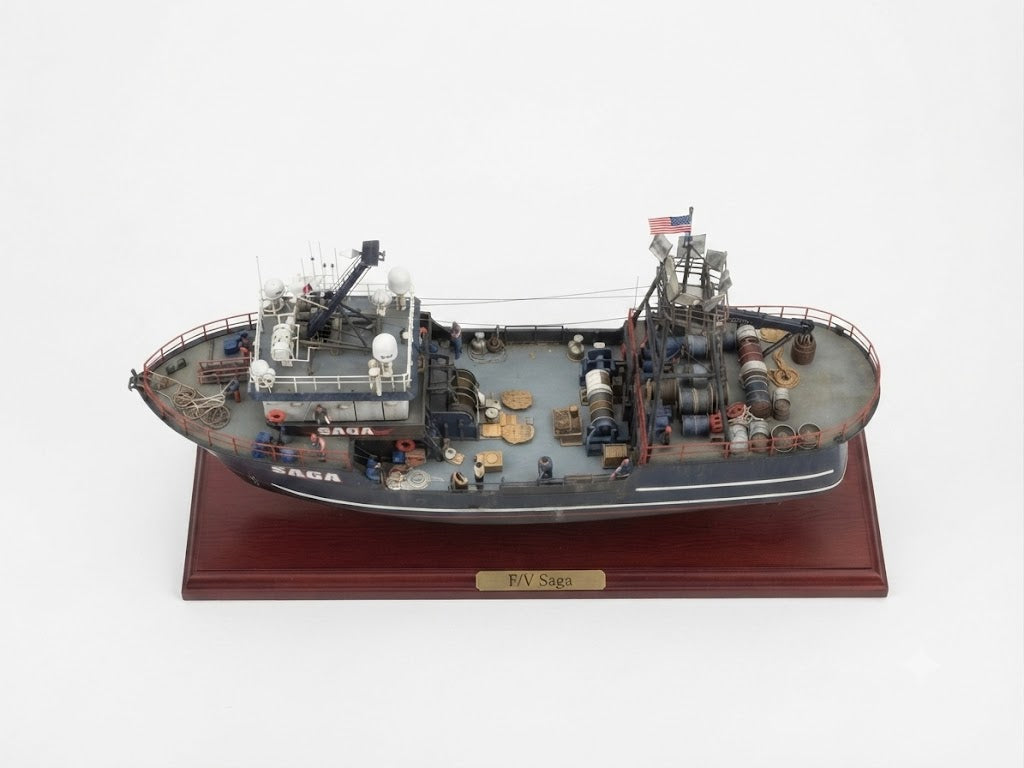 F/V Saga 30 inches fishing boat model