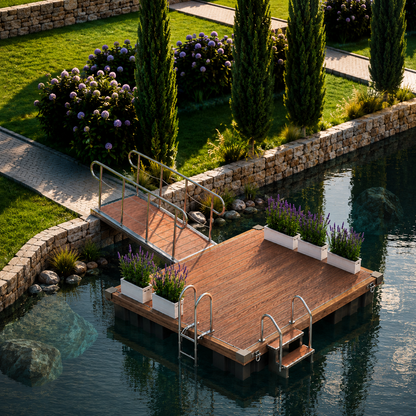 Floating Dock For Pond