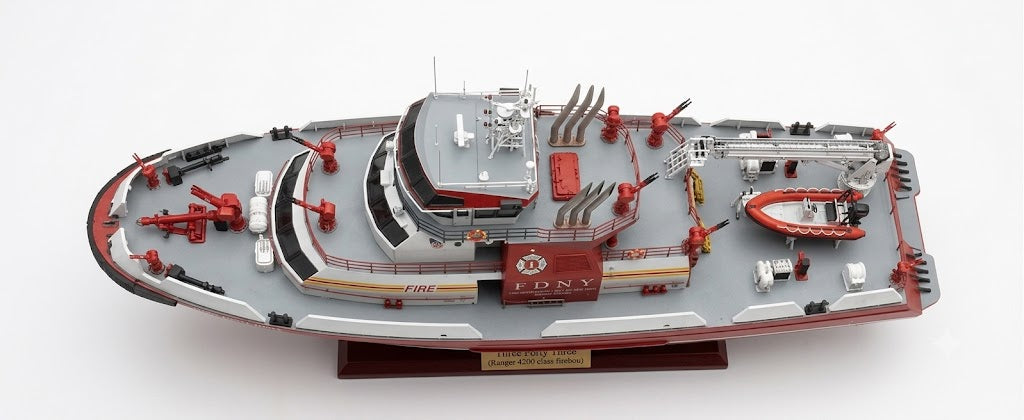 Three Forty Three (Ranger 4200-class fireboat) 30 Inches Ship Model