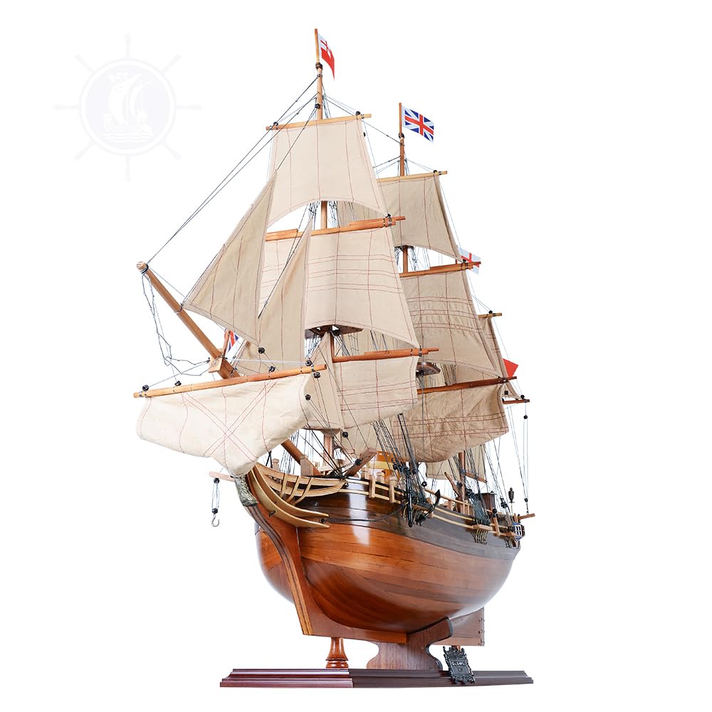 Old Modern Handicrafts New HMS Bounty Ship Model - Museum Quality Fully Assembled Model Ship for Home & Offics - 37.0L x 10.0W x 30.0H Inches