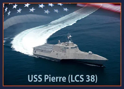 USS Pierre (LCS-38) 36 Inches Ship Model