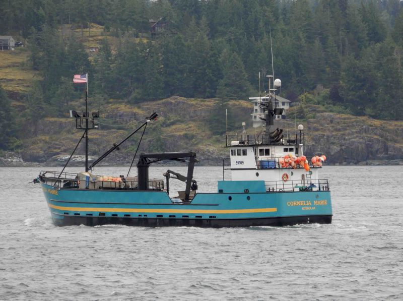 F/V Cornelia Mar 30 inches fishing boat model