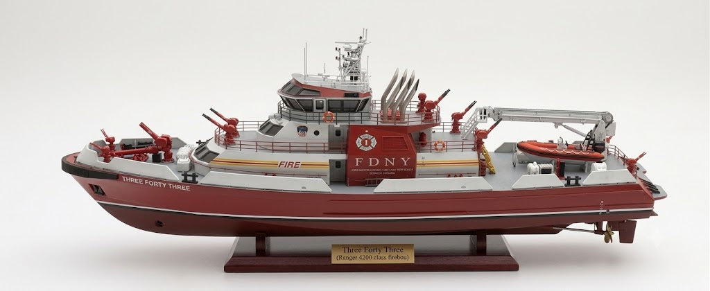Three Forty Three (Ranger 4200-class fireboat) 36 Inches Ship Model