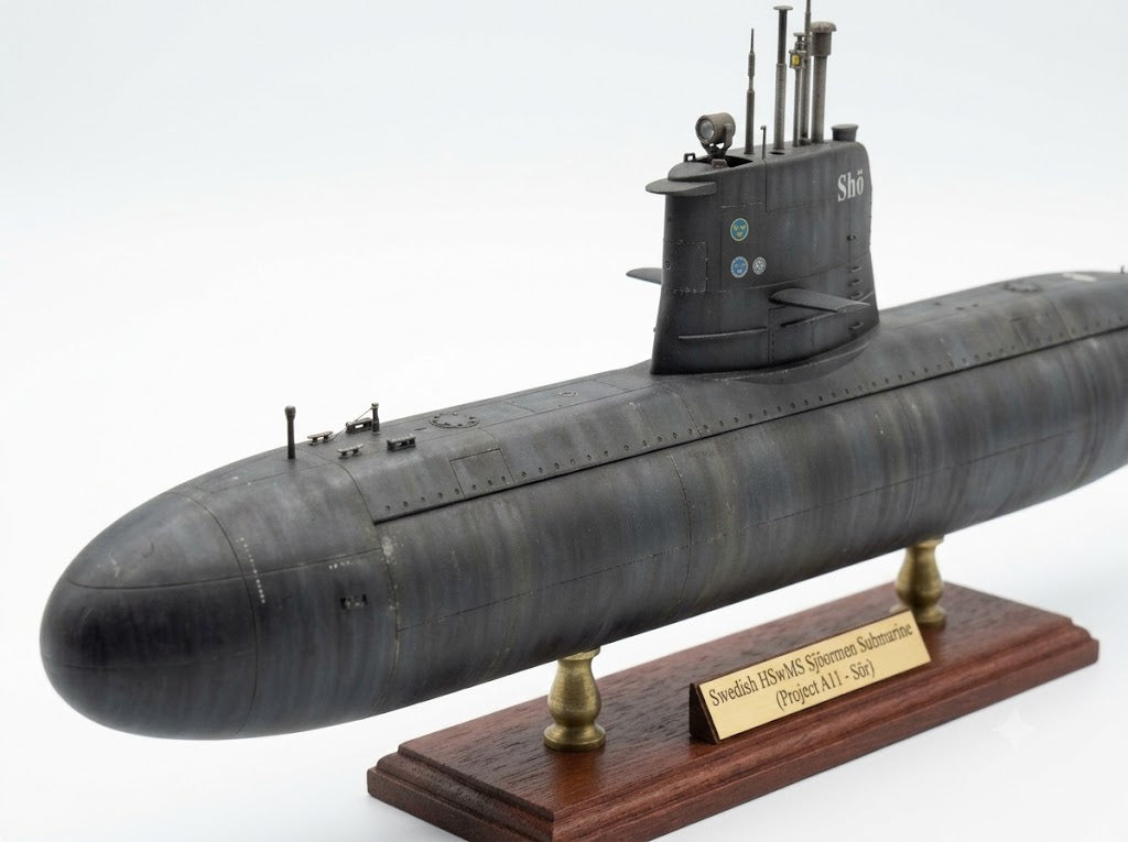 Swedish HSwMS Sjoormen Submarine (Project A11 - Sor) 30 Inches Model