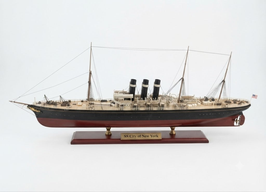 SS City of New York Ocean Liner 30 inches boat model
