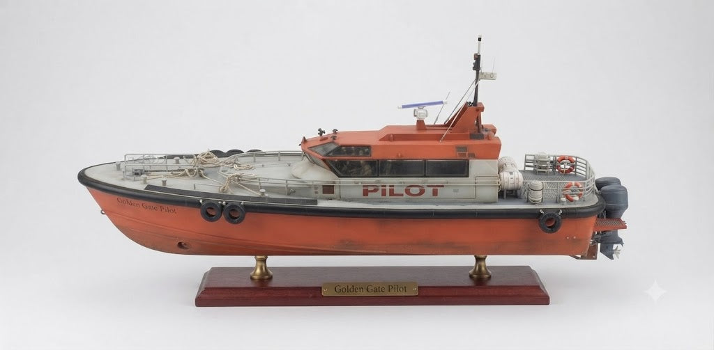 Golden Gate Pilot Boat 30 Inches Ship Model