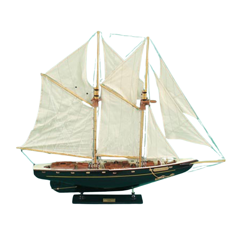 Bluenose Model Ship II New Painted Sailboat Schooner Yacht Model 33 Inches Long