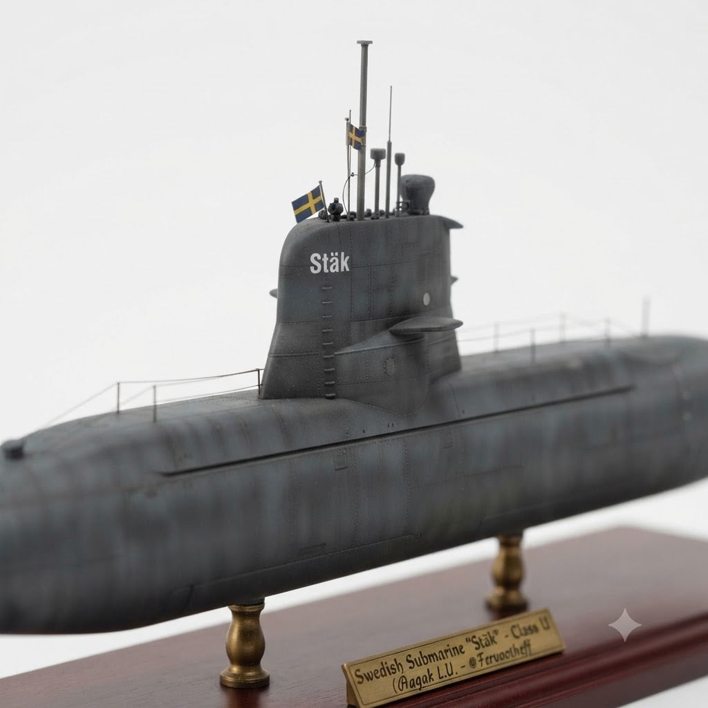 Swedish HSwMS Sjöormen Submarine (Project A11 - Sor) 36 Inches Model