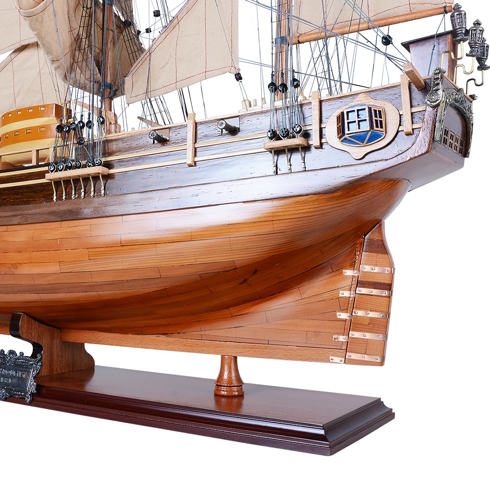 Old Modern Handicrafts New HMS Bounty Ship Model - Museum Quality Fully Assembled Model Ship for Home & Offics - 37.0L x 10.0W x 30.0H Inches