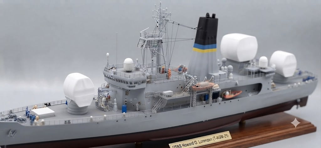 USNS Howard O. Lorenzen (T-AGM-25) 30 Inches Ship Model