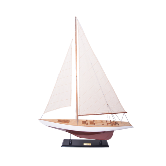 Constellation Painted Large Sailboat Schooner Yacht Model