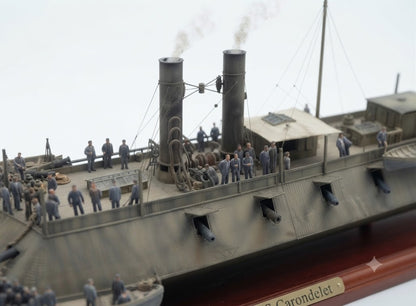USS Carondelet Ironclad 36 inches Warship Ship Model