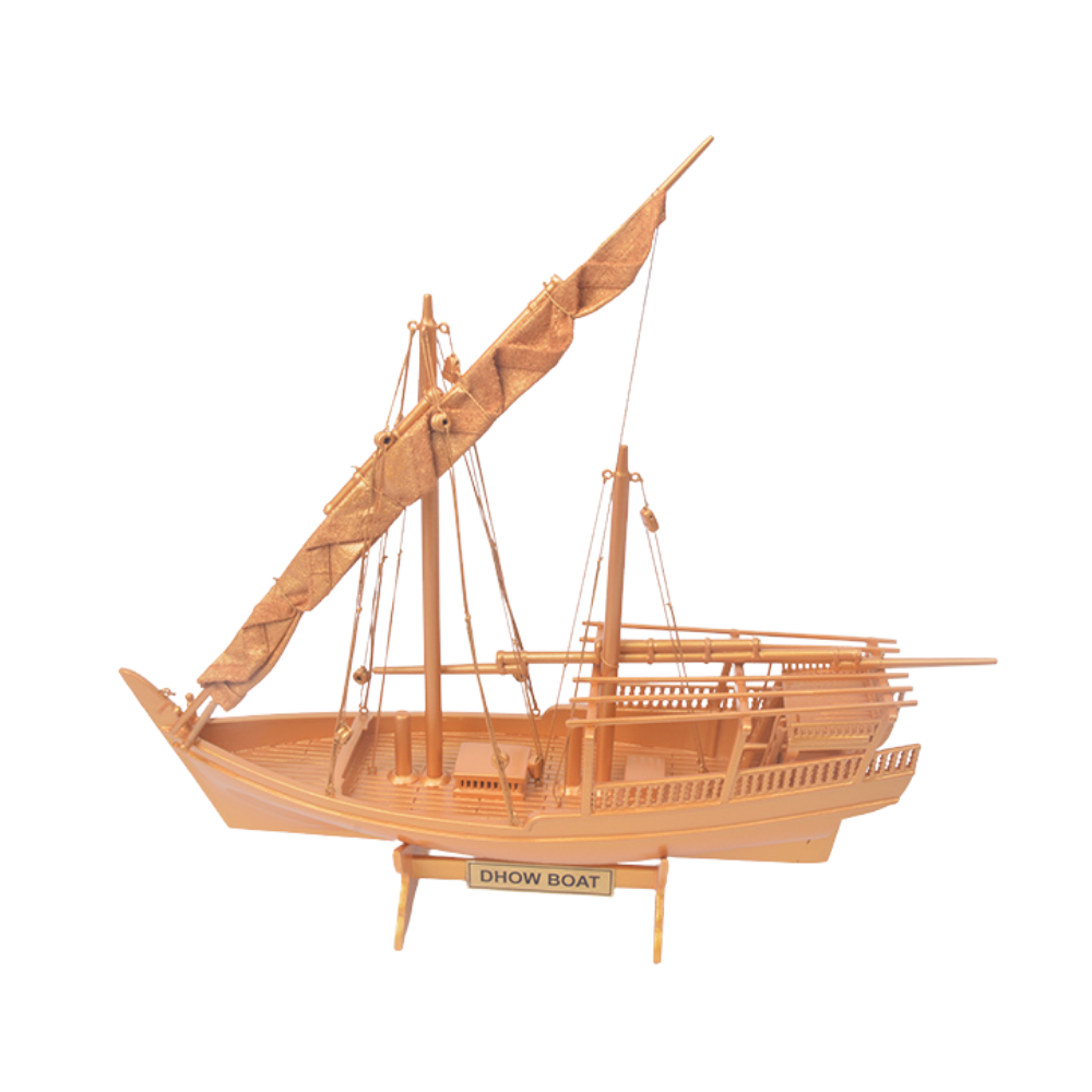 Golden Dhow 12 Inches L Ship Model