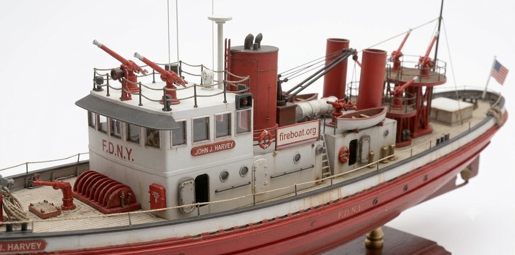 John J. Harvey 36 Inches Ship Model
