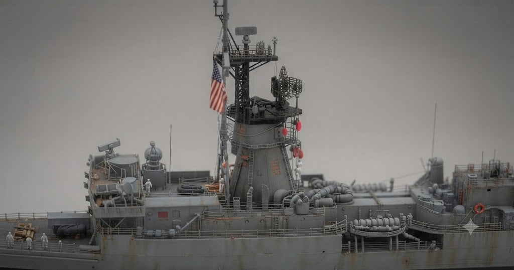USS Kirk Destroyer Escort 36 inches boat model