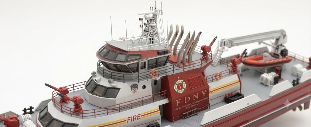 Three Forty Three (Ranger 4200-class fireboat) 36 Inches Ship Model