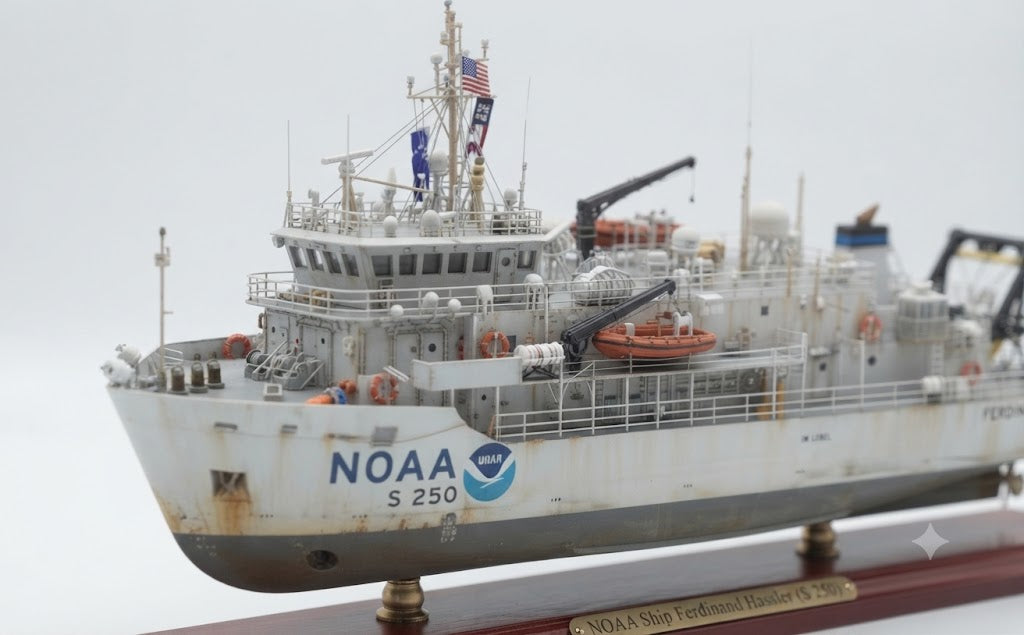 NOAA Ship Ferdinand Hassler (S 250) 30 inches boat model
