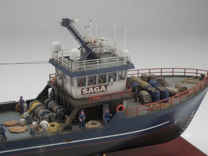 F/V Saga 30 inches fishing boat model