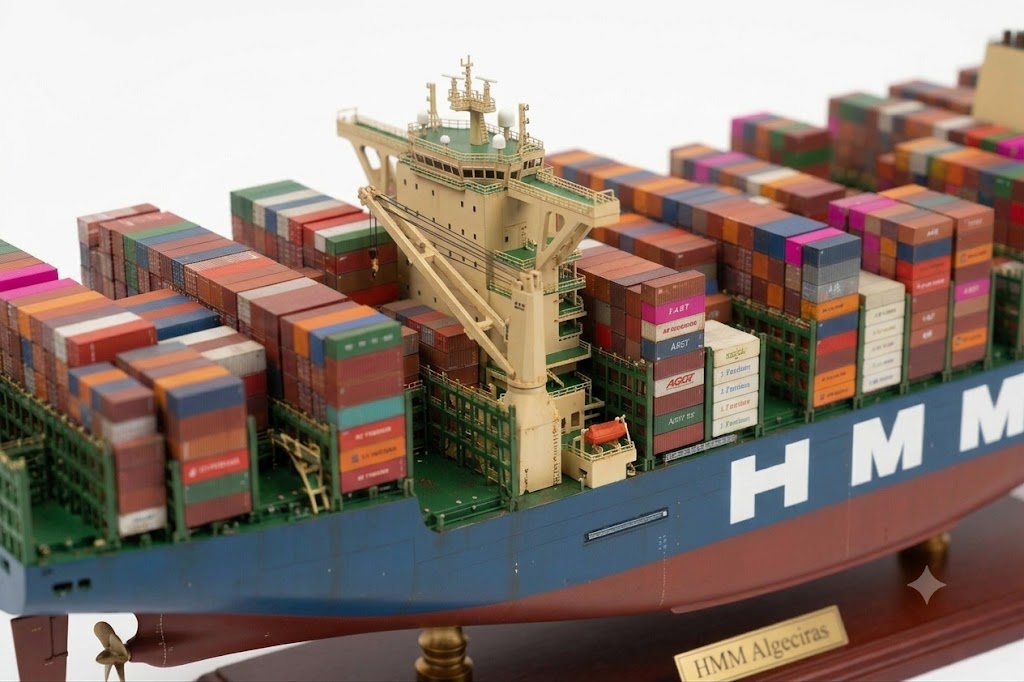 HMM Algeciras 30 inches Container Ship Model