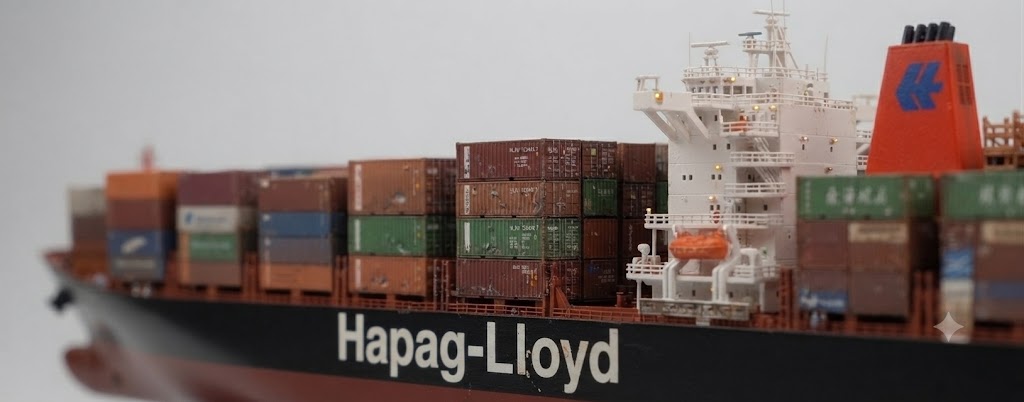 Hamburg Express 36 inches Container Ship Model