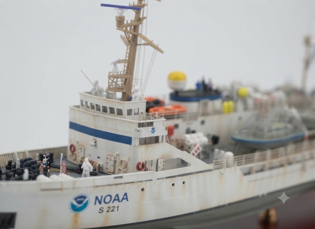 NOAA Ship Rainier (S 221) 30 Inches Ship Model