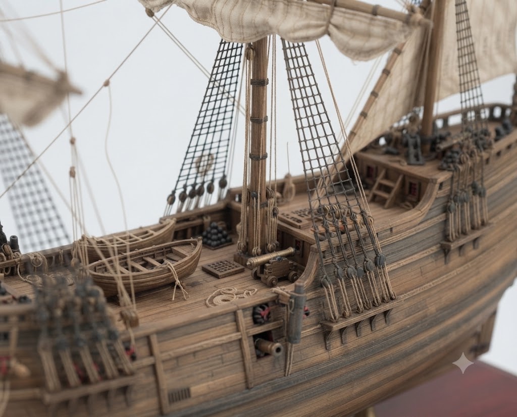 1623 Anne Tall 36 inches Ship Model
