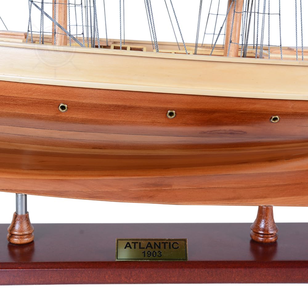 Atlantic Yacht Sailboat Model Schooner