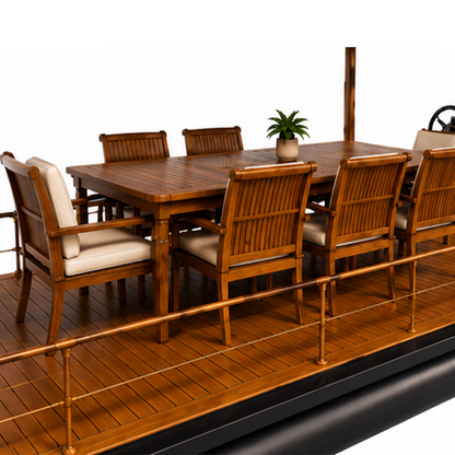 Captain Heritage 28ft Luxury Floating Lounge - Tritoon