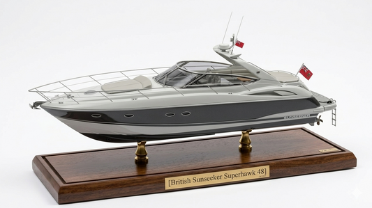 British Sunseeker Superhawk 48 (Superhawk Series) 36 Inches Ship Model