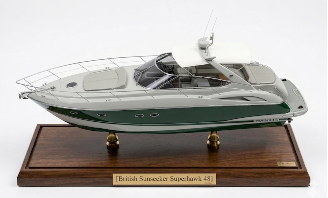 British Sunseeker Superhawk 48 (Superhawk Series) 36 Inches Ship Model