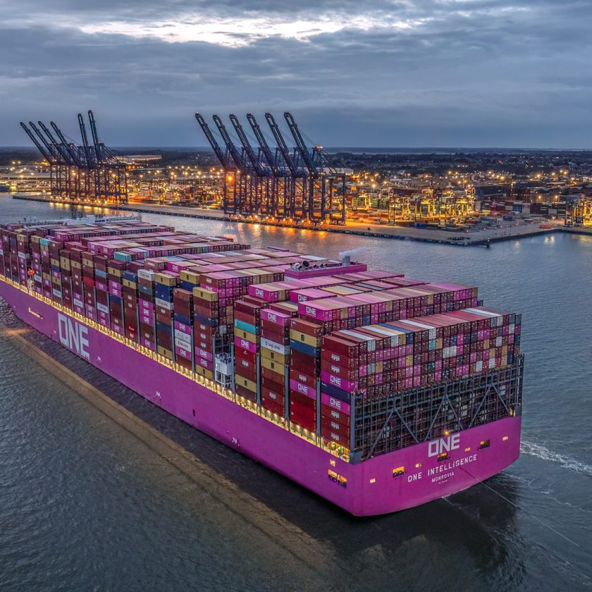 ONE Innovation 30 inches Container Ship Model