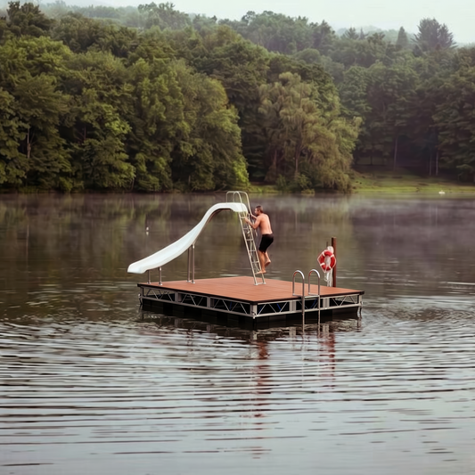 Composite Floating Swim Dock