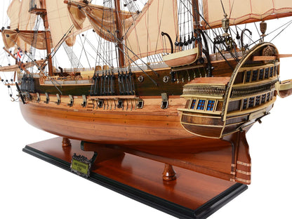 Old Modern Handicrafts HMS Surprise Replica Fully Assembled Model Ship - Museum Quality Ship Model for Home & Office Decoration - 37.0L x 12.0W x 31.0H Inches