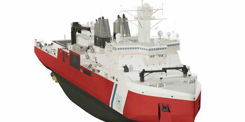 USCGC Polar Star (WAGB-10) 36 Inches Ship Model