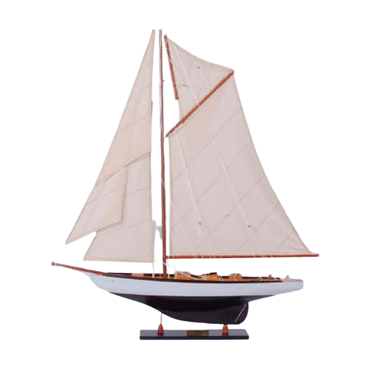 Tuiga Painted XLarge Sailboat Schooner Yacht Model