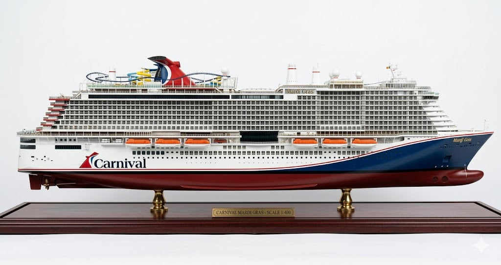 American Carnival Mardi Gras (Excel Class) – Carnival Cruise Line 36 Inches Ship Model