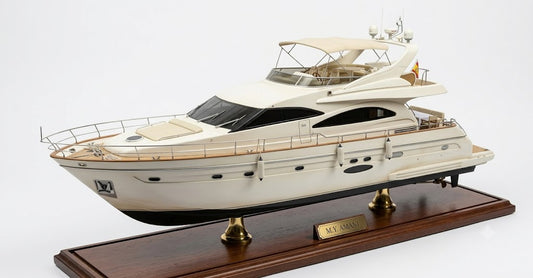 Maquette de bateau espagnol Astondoa 73 (série Flybridge) de 36 pouces