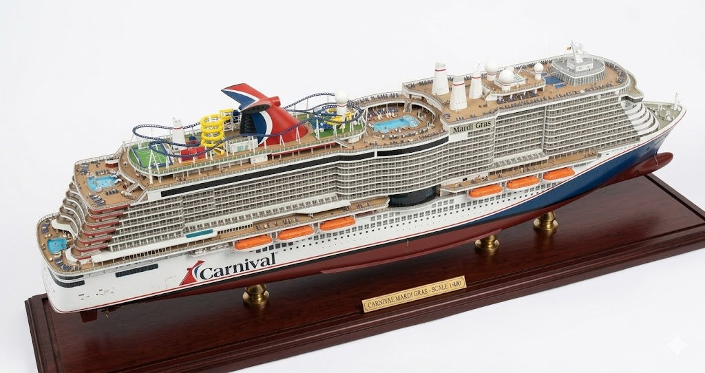 American Carnival Mardi Gras (Excel Class) – Carnival Cruise Line 36 Inches Ship Model