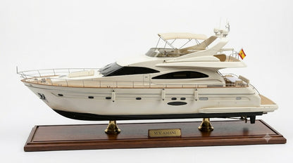 Maquette de bateau Astondoa 73 (série Flybridge) espagnole de 76 cm