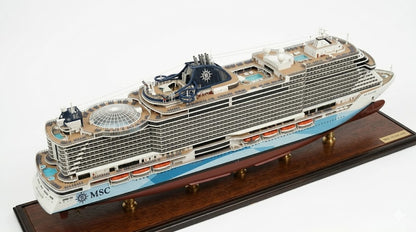 Italian MSC Seascape (Seaside EVO-Class) Cruise Ship 36 Inches Model