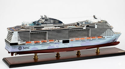 Italian MSC Meraviglia Cruise Ship 30 Inches Model