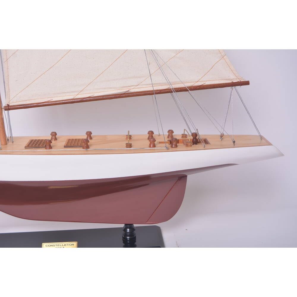 Constellation Painted Large Sailboat Schooner Yacht Model