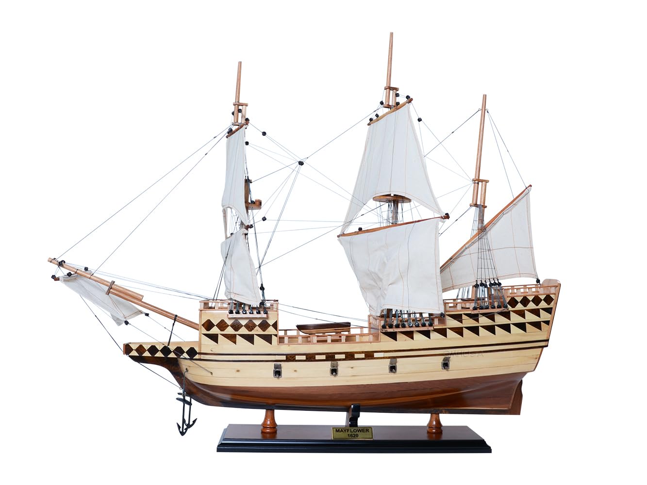 Majestic Mayflower Combo: A Model Ship and Iconic T-Shirt