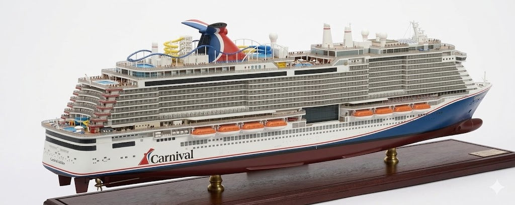 American Carnival Jubilee (Excel-Class) Cruise Ship 30 Inches Model