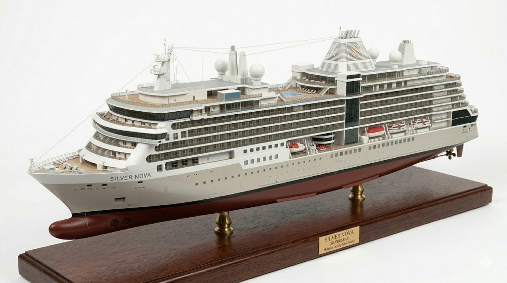 Monaco Silver Nova (Evolution-Class) Cruise Ship 36 Inches Model