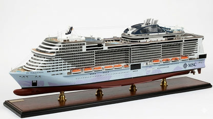 Italian MSC Meraviglia Cruise Ship 36 Inches Model